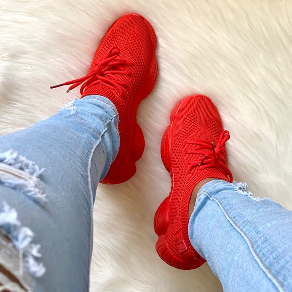 Ann More Shoes - NWT🦋 Red Sneakers 8